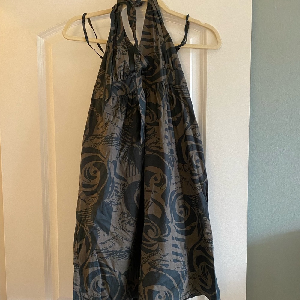Volcom halter dress 100% cotton